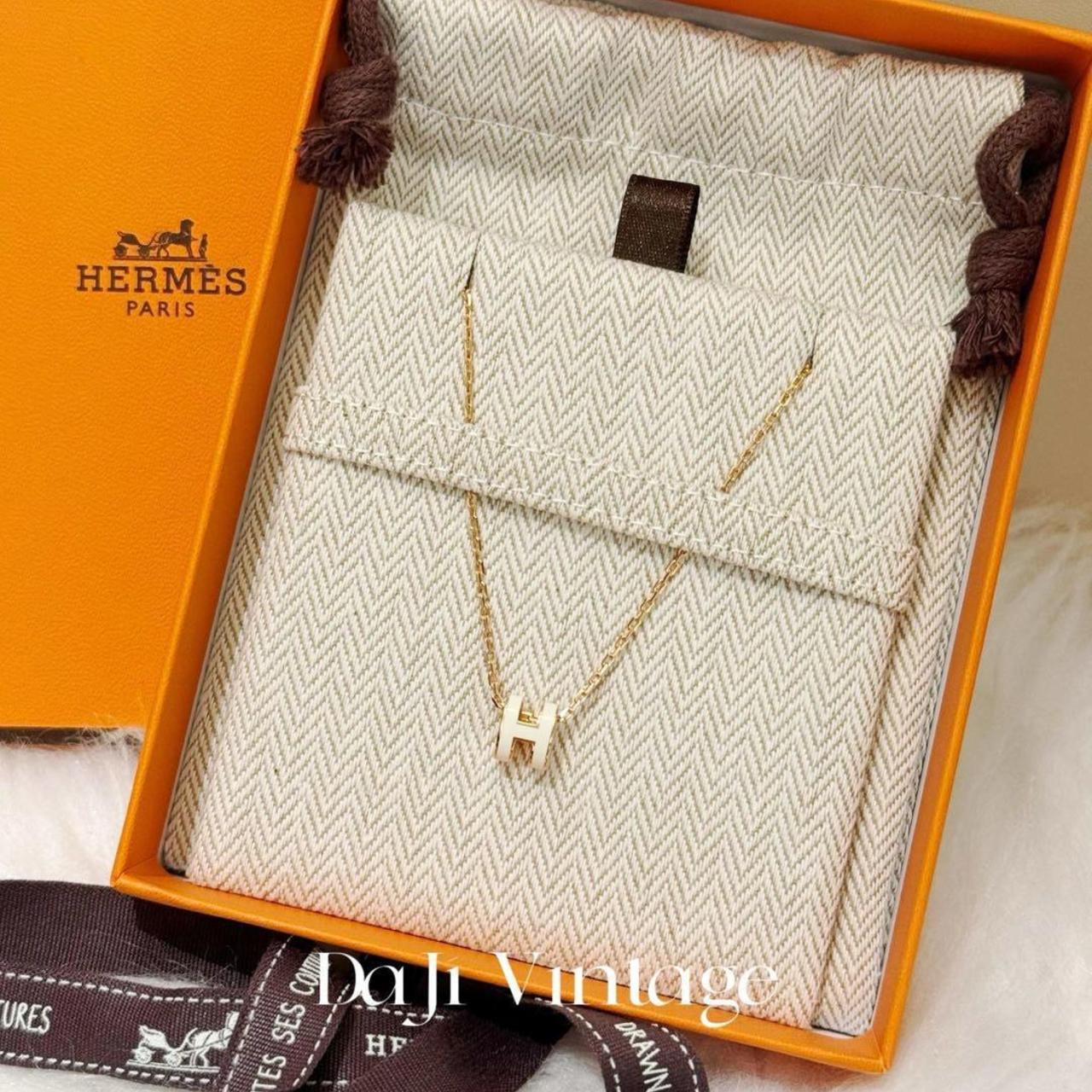 95新 Hermes/爱马仕 大吉中古/爱马仕白金popH项链