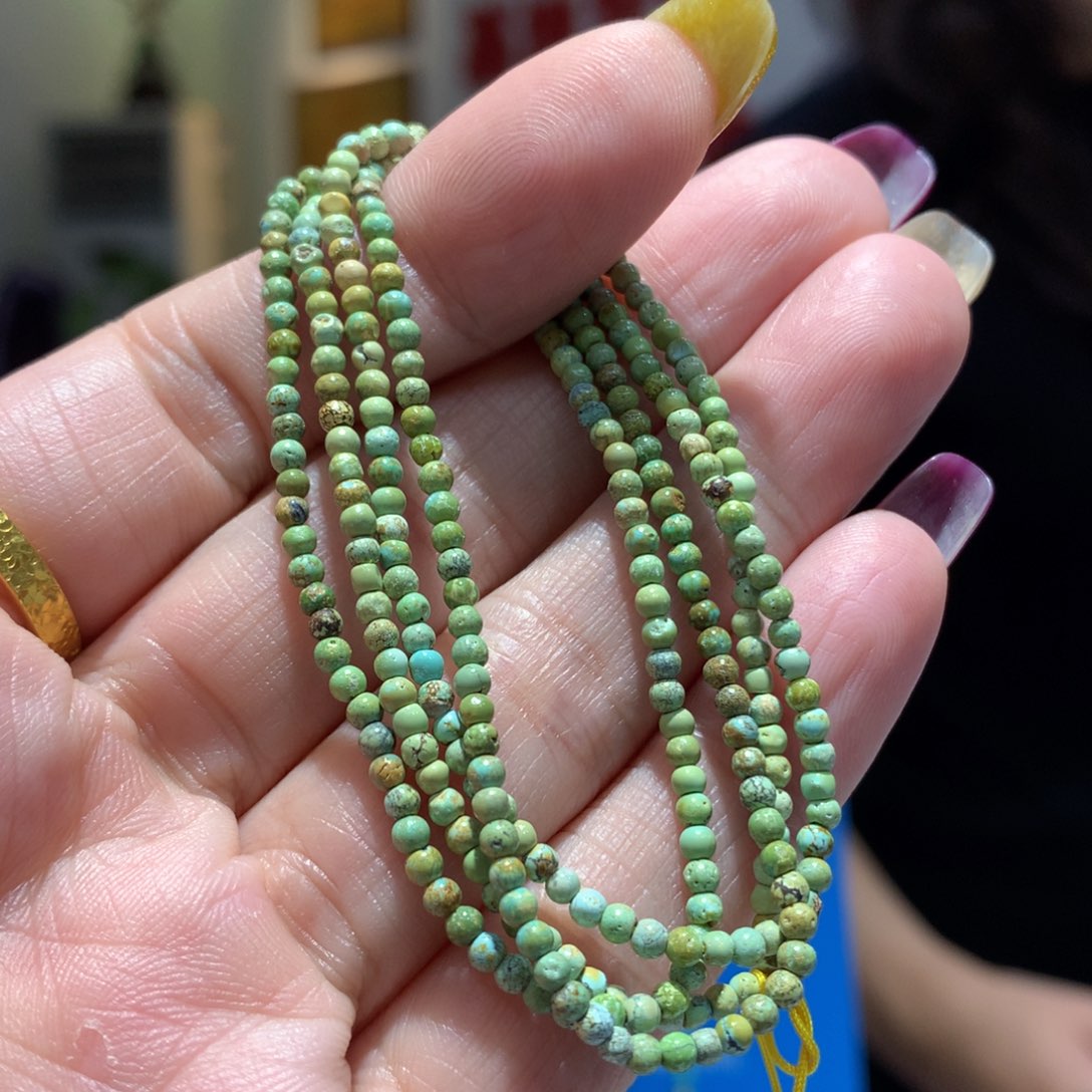 未镶嵌绿松石长链