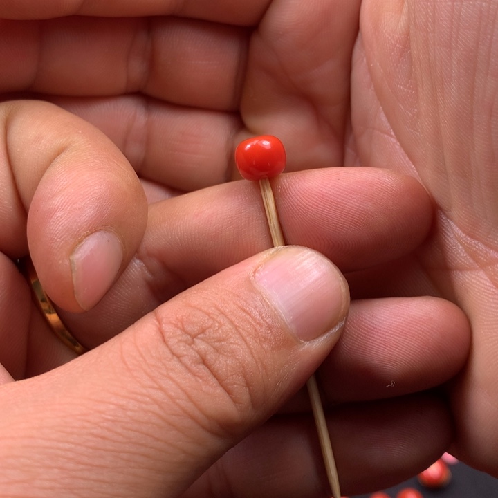 未镶嵌珠子南红玛瑙果*陈