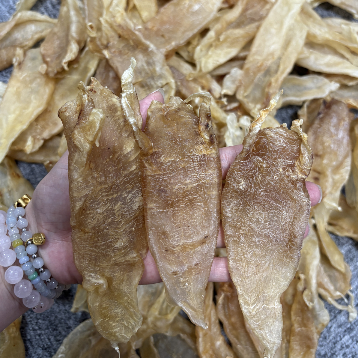 巴母 北海胶 短身厚肉 原胶