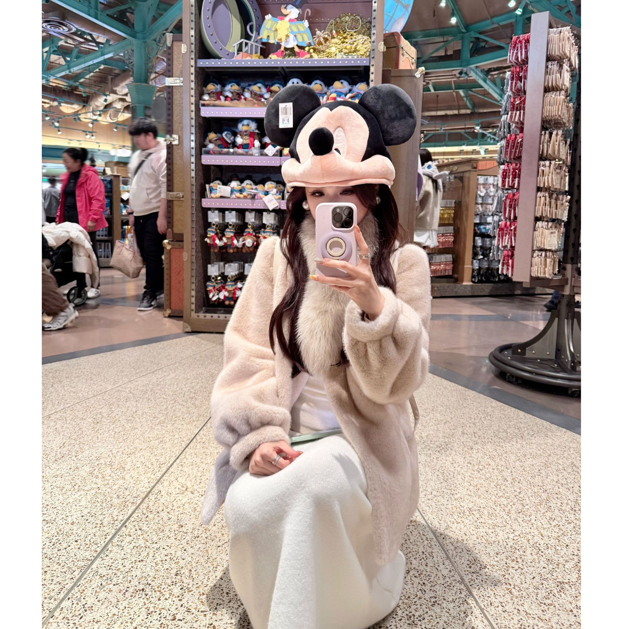 人造皮草 今晚一【环保毛皮草 仿水貂毛外套】8682