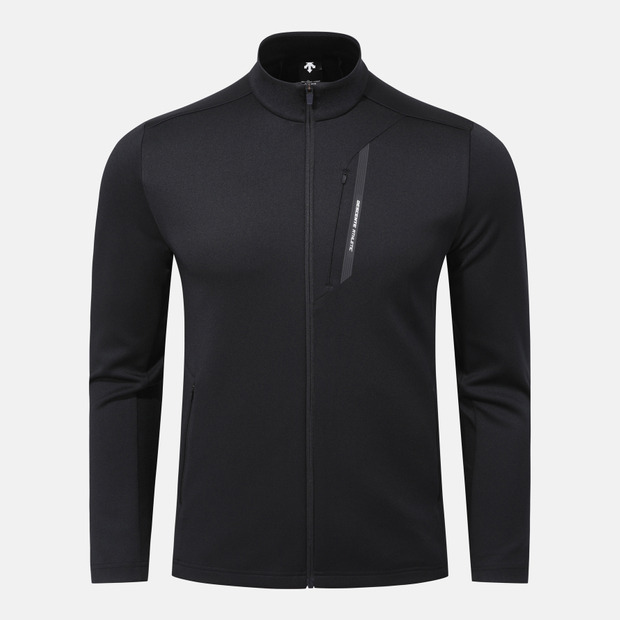 DESCENTE/迪桑特拉链连帽跑步立领男弹力立领休闲运动外套韩版