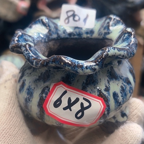 红陶粗陶花盆手工