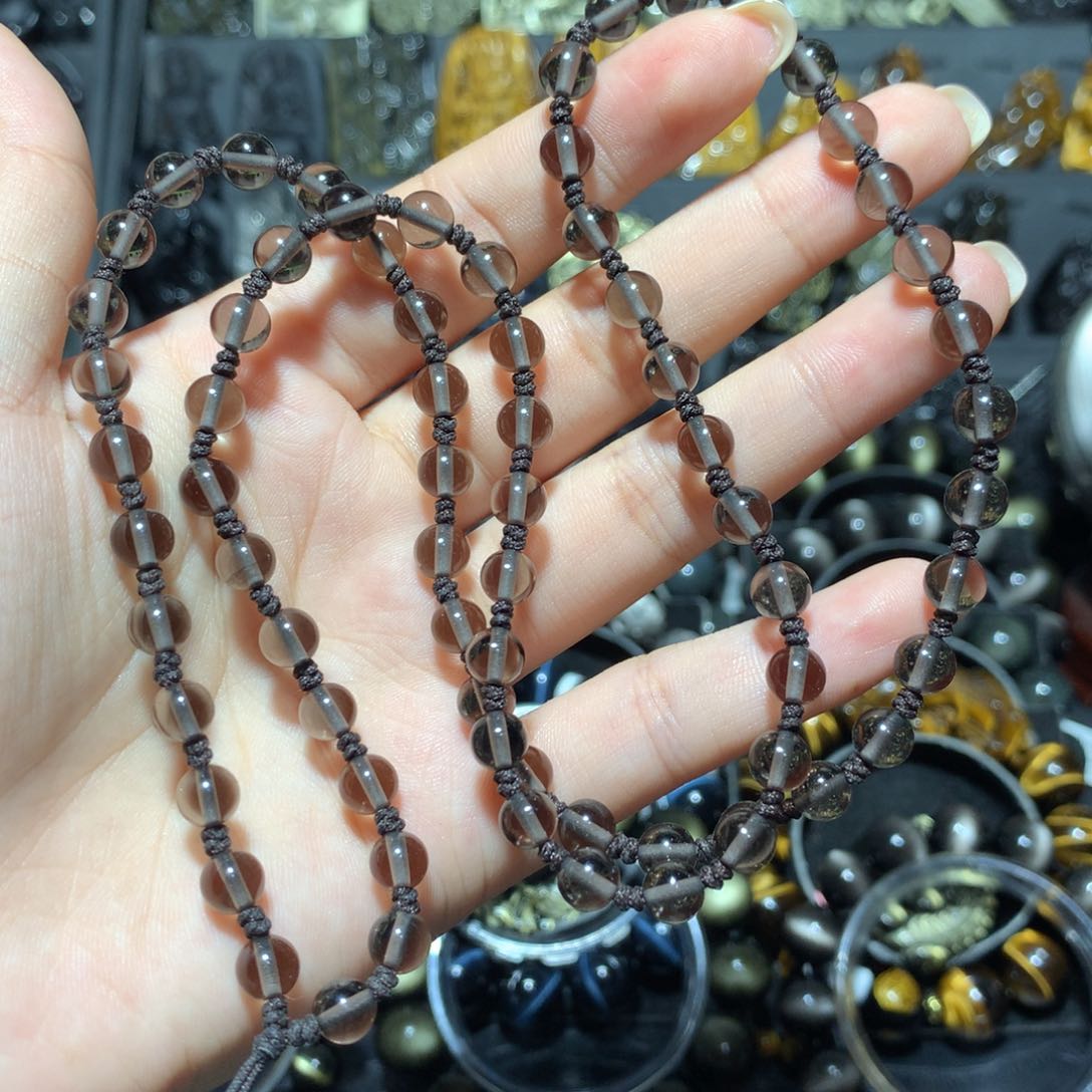 未镶嵌黑曜岩吊坠(赠链)九****货