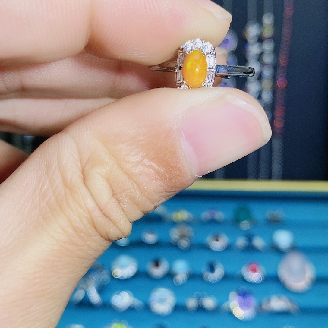 紫晶珠宝半成品银S925镶嵌