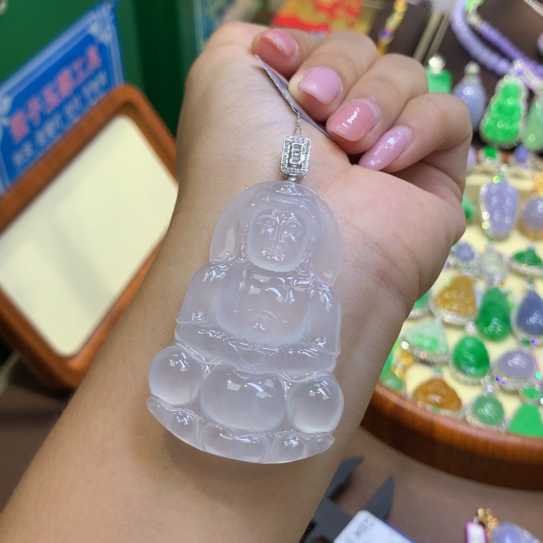 【闪购商品】翡翠18K金镶嵌颈饰翡翠