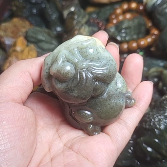 岫岩河磨玉（透闪石质玉）未镶嵌挂件