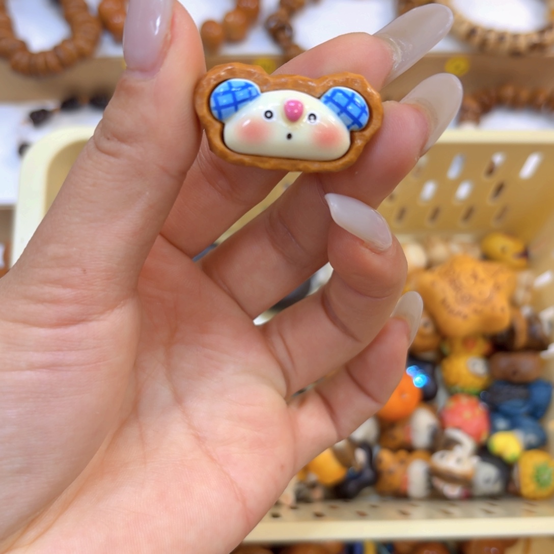 星月菩提吊坠熊单个