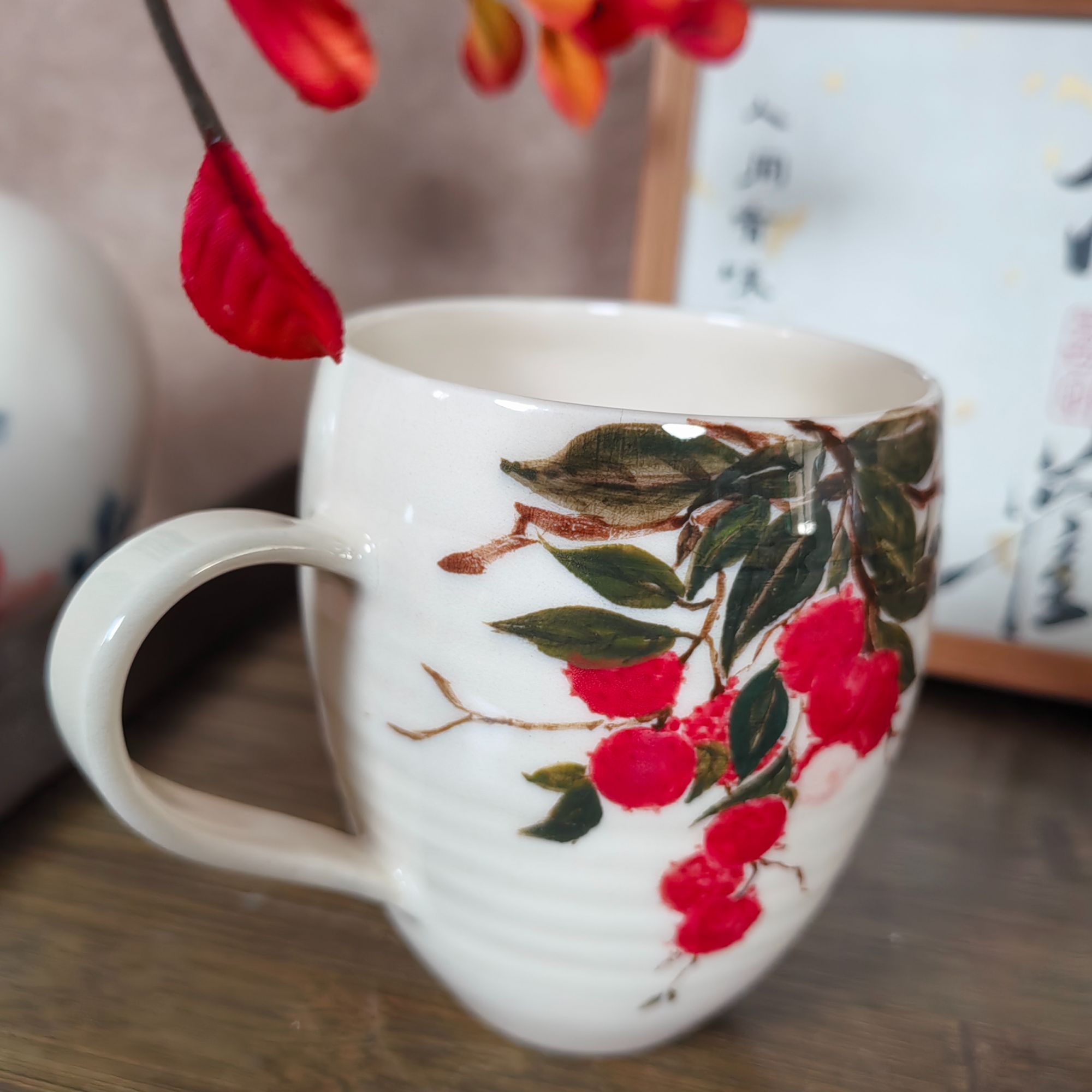 手绘陶瓷水杯咖啡杯马克杯