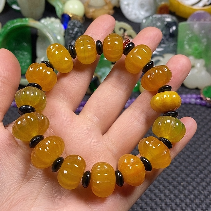 潮***运紫金钵盂菩提吊坠