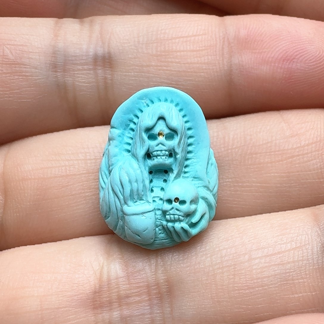 绿松石未镶嵌死神