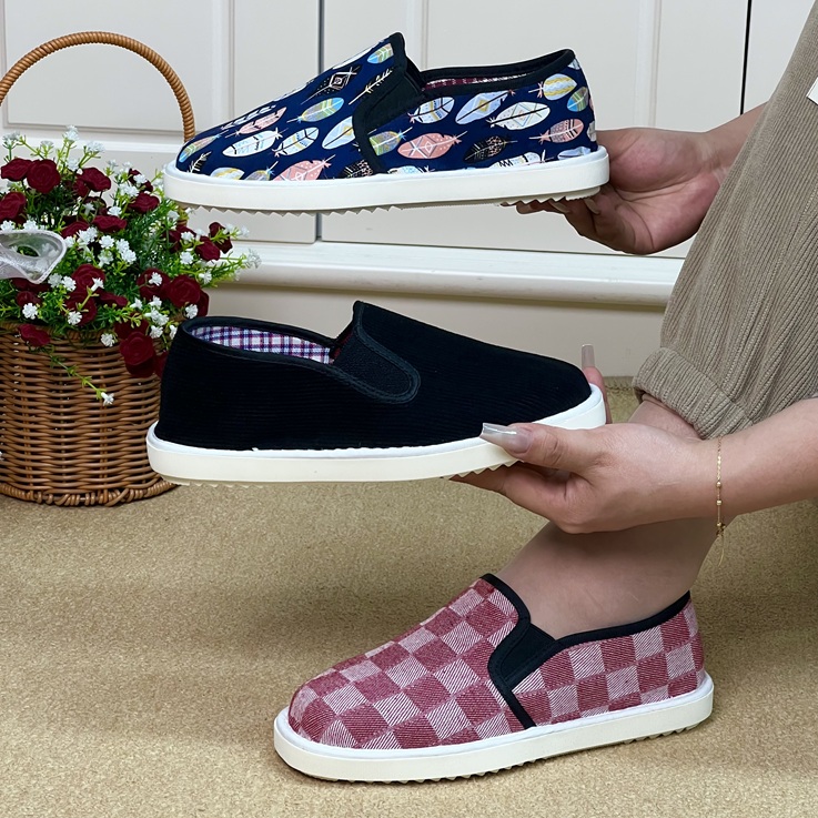 何航山棕鞋防滑吸汗透气舒适休闲散步开车布鞋男款女款一脚蹬布鞋