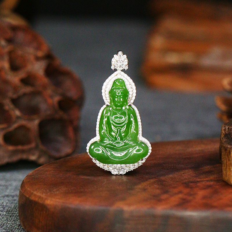 和田玉吊坠观音【5606MK】