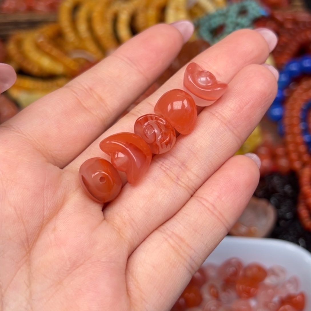 南红玛瑙未镶嵌吊坠(不含链)