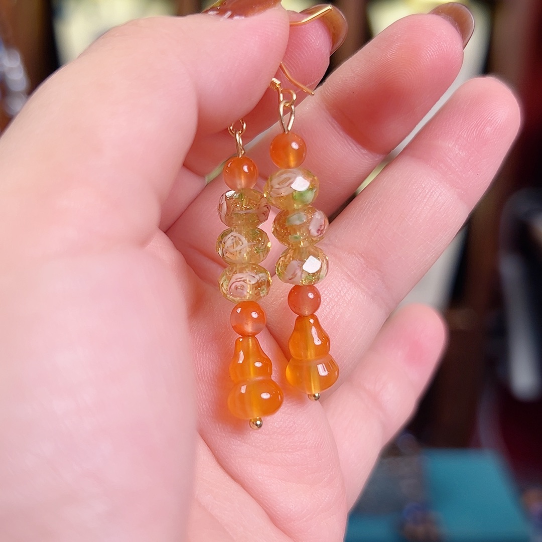 玛瑙未镶嵌挂件国风