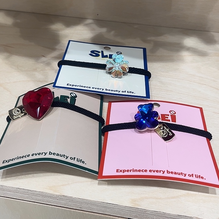 布艺铁合金三个头绳