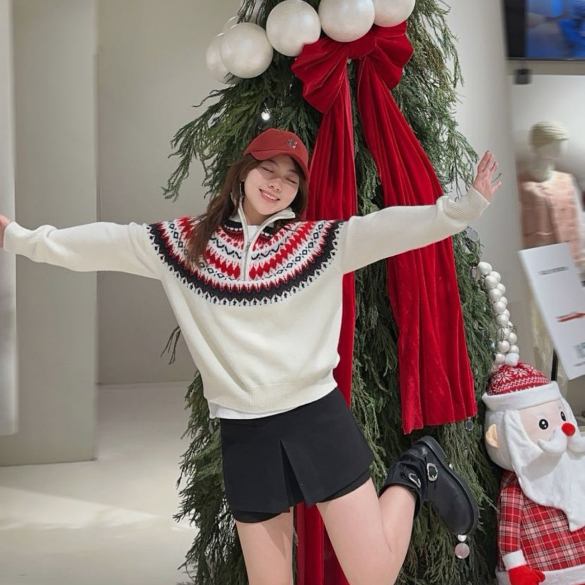 XULI'S EPOCH“氛围感”费尔岛半拉链立领毛衣·AW754·新年限定