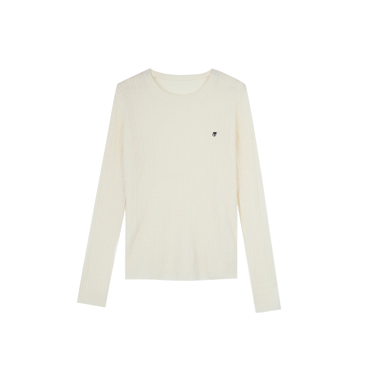 50497--秋季新款刺绣圆领长袖针织衫羊毛衫22198