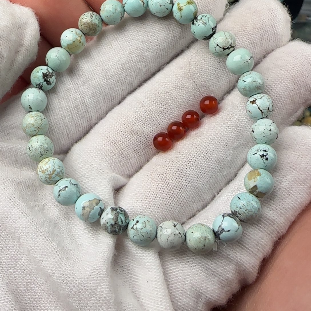 豆***萌南红玛瑙未镶嵌配饰6