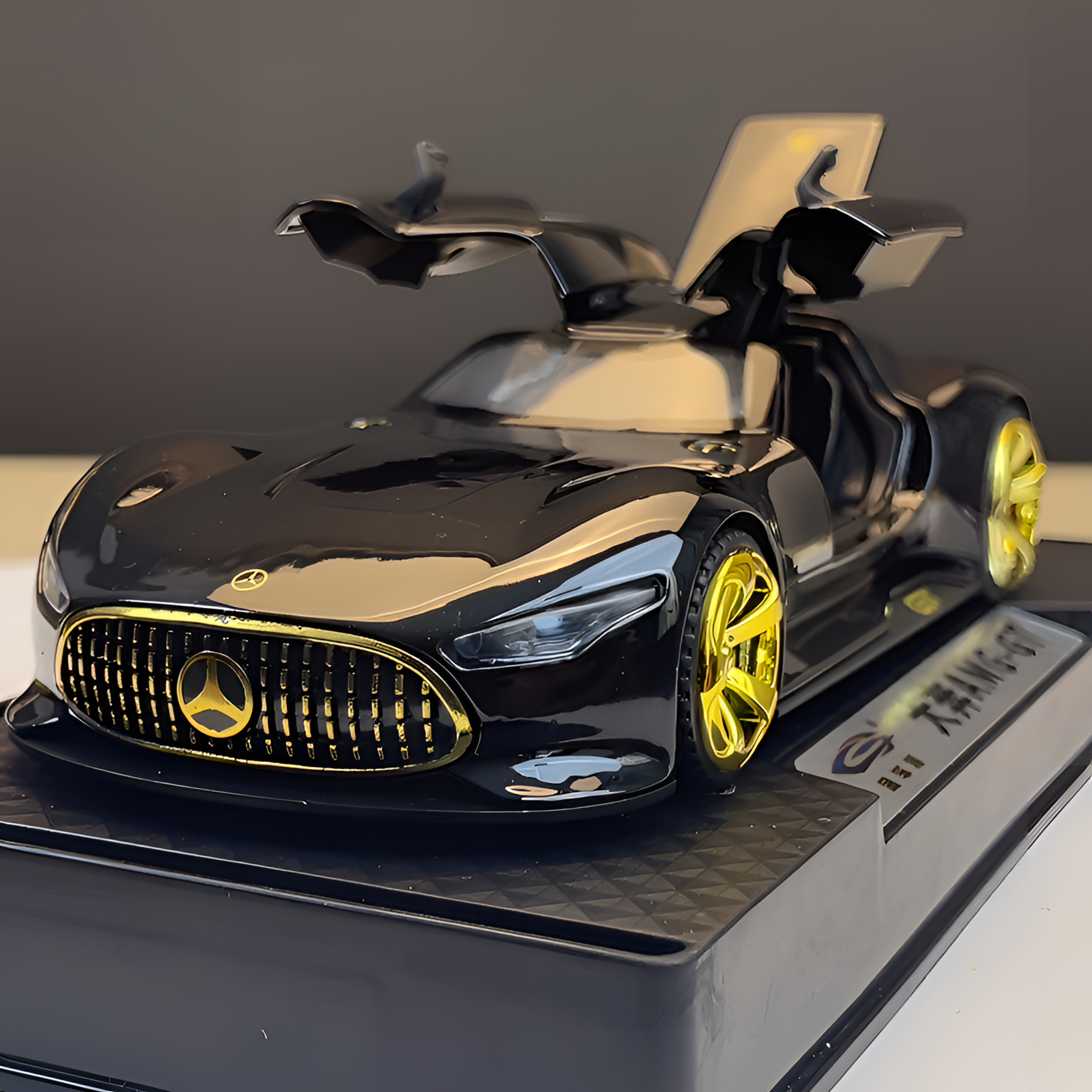 (爆款)奔驰AMG-GT合金汽车模型摆件收藏观赏玩具礼物            