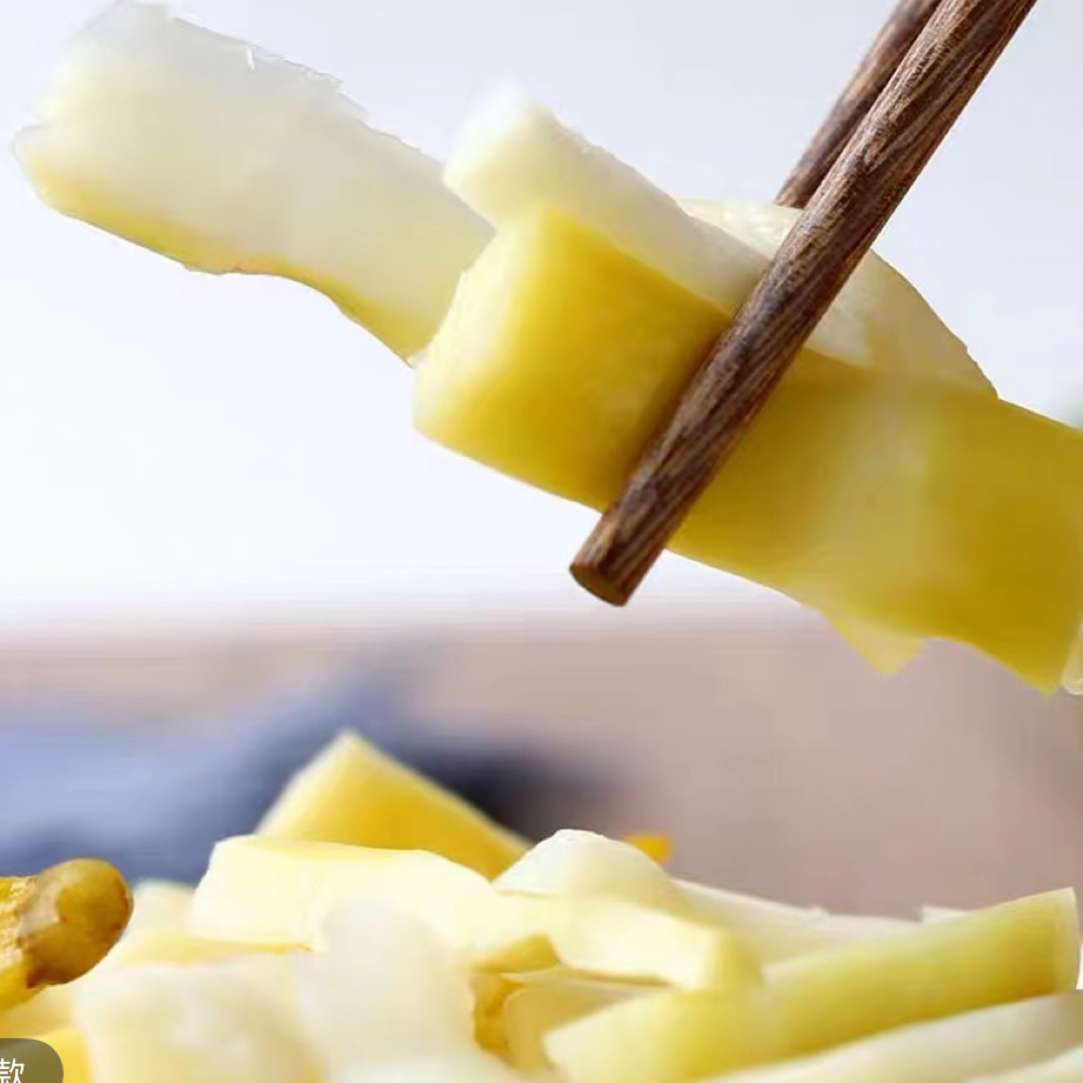 拍一发三香脆笋200克泡椒味笋尖香辣莲藕脆笋莲菜下饭菜即食