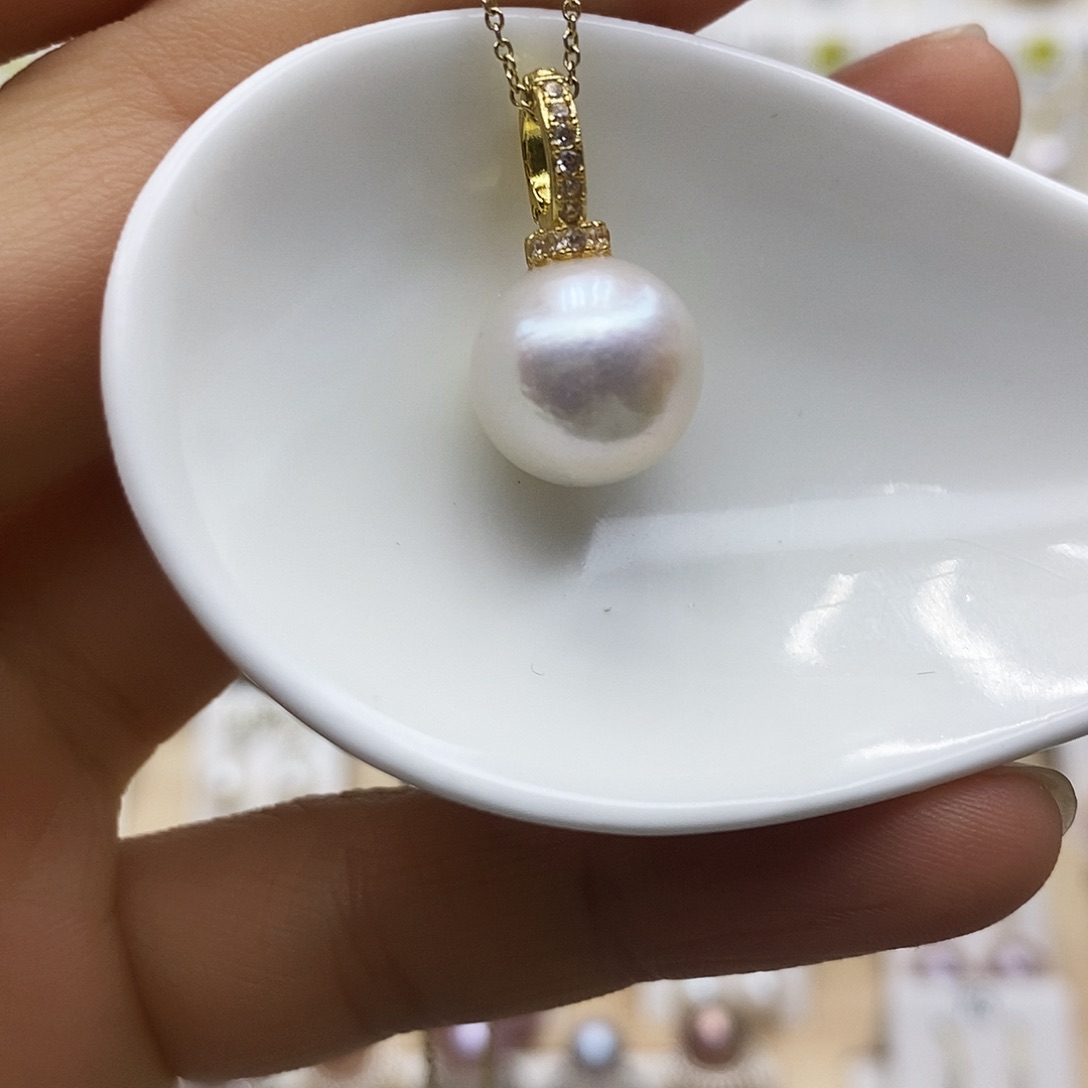 淡水珍珠颈饰合金