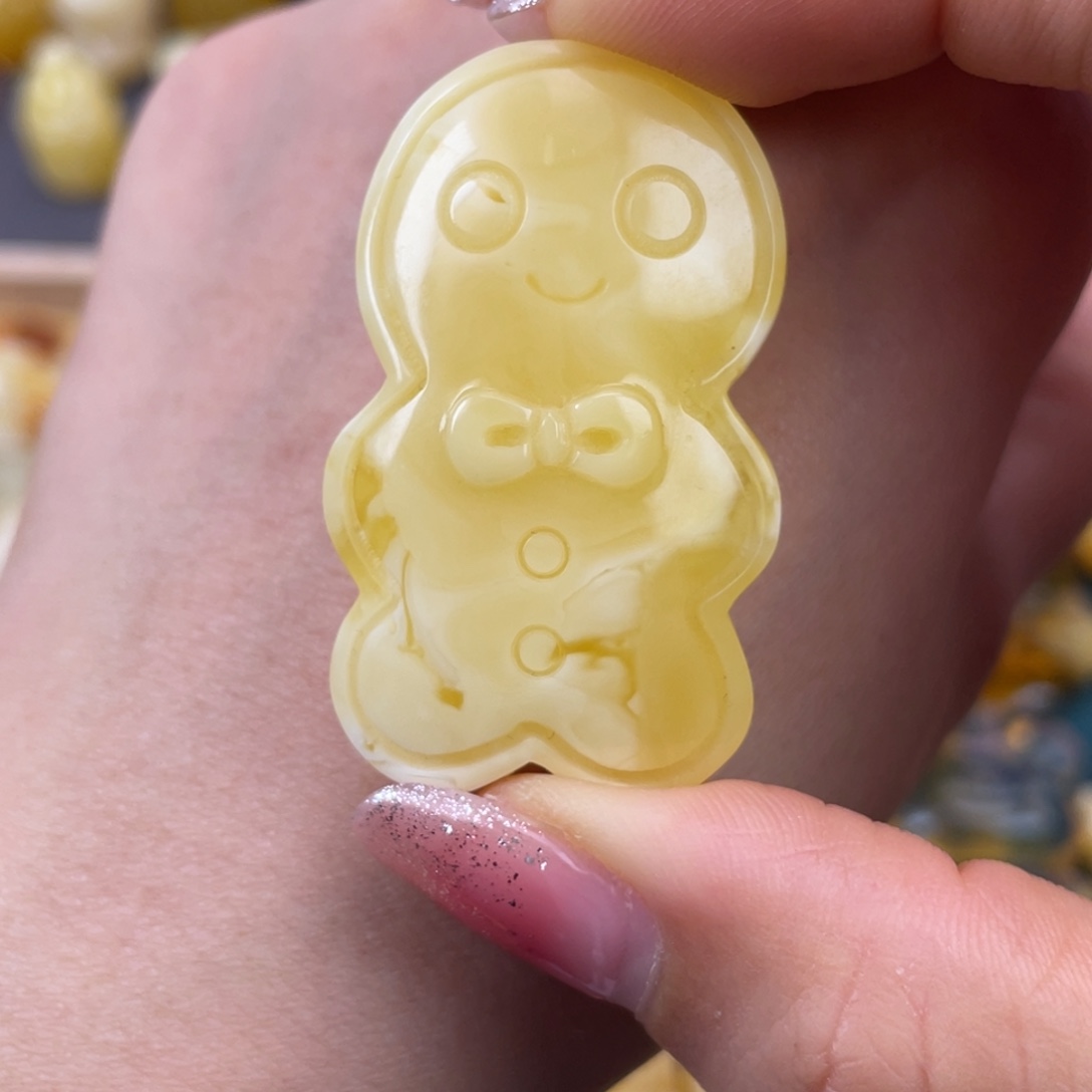 琥珀裸石未镶嵌蜜蜡