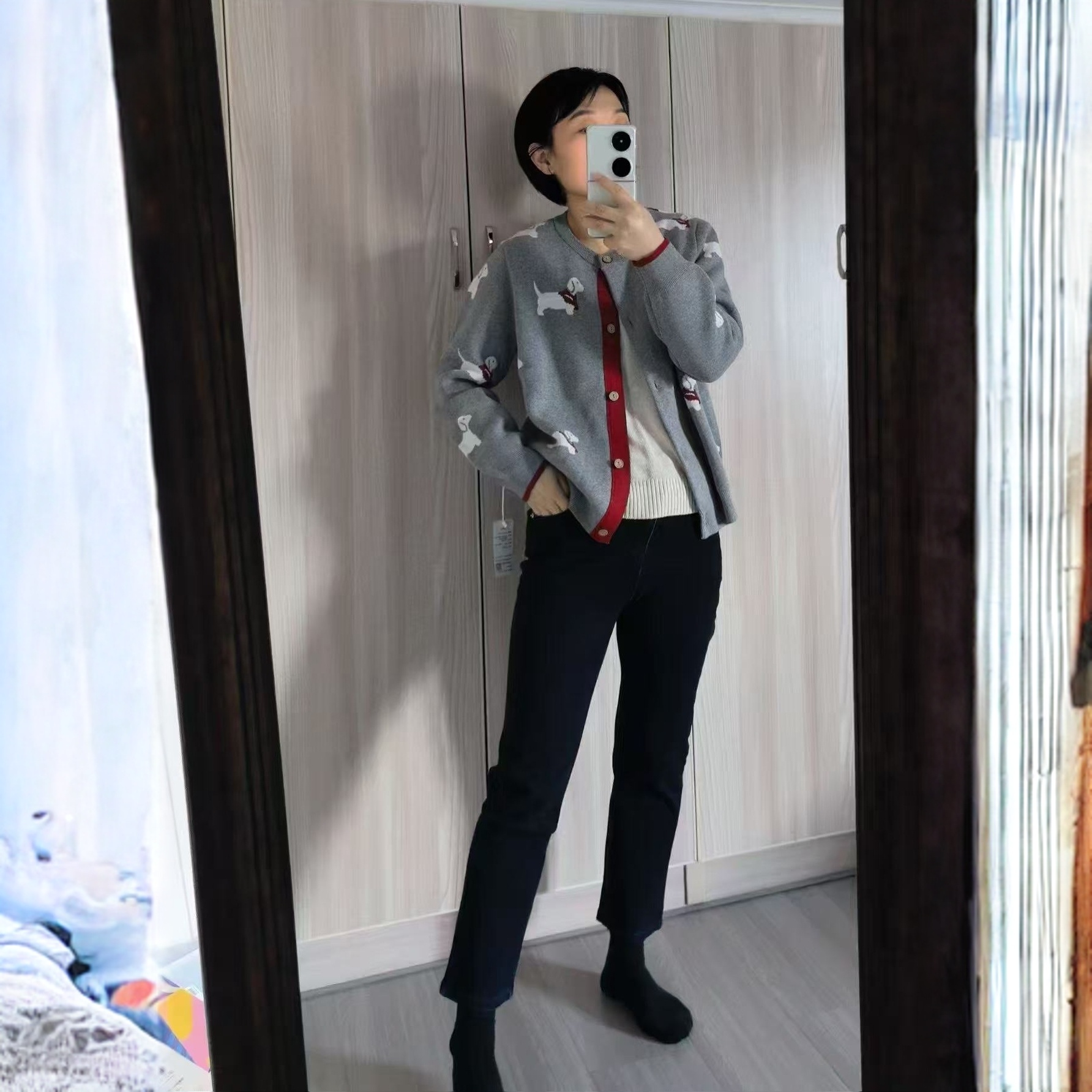 安柠家——100%棉亲子装针织开衫