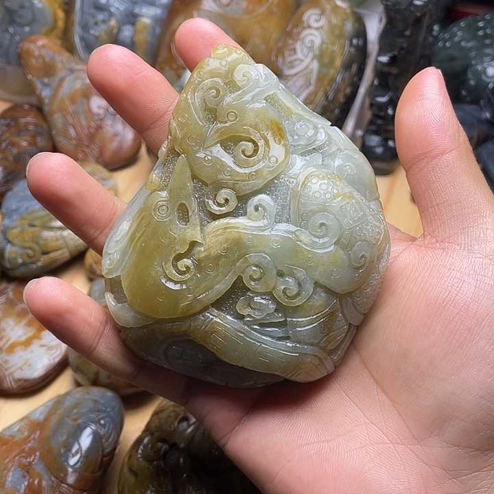 前***生和田玉未镶嵌挂件