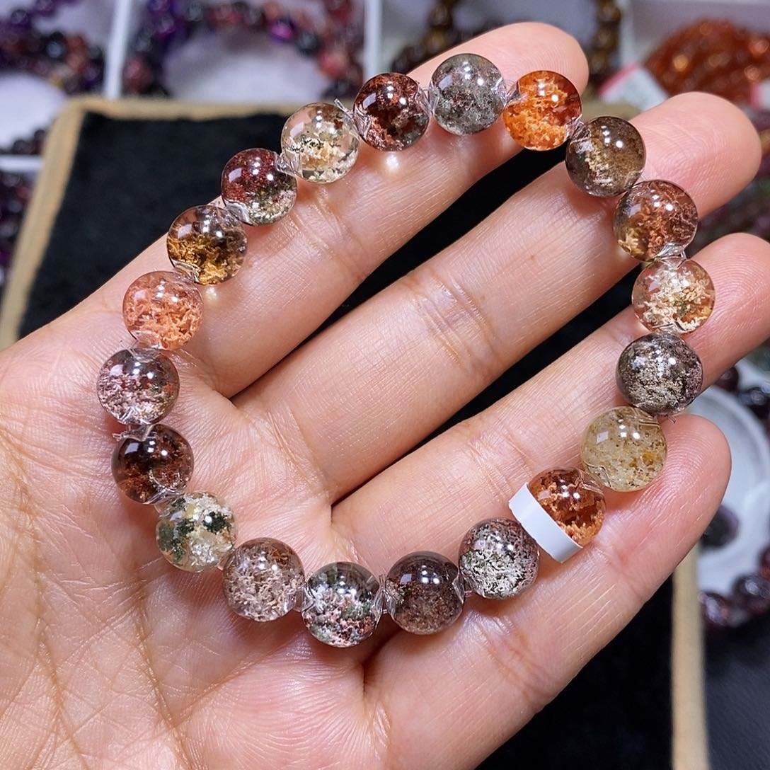 开***心水晶未镶嵌手链幽灵