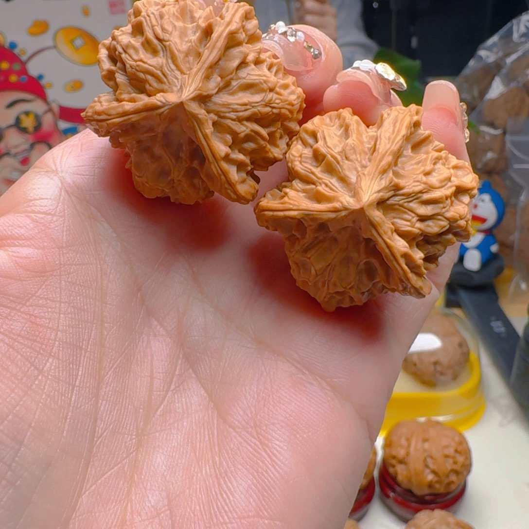 核桃把件35尺寸盘山奔