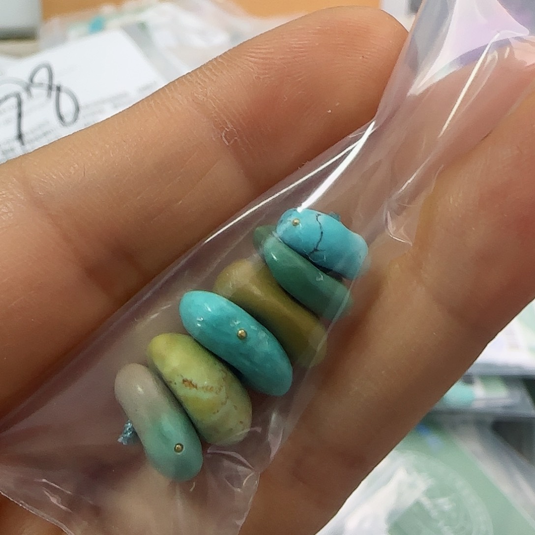 绿松石珠宝半成品未镶嵌