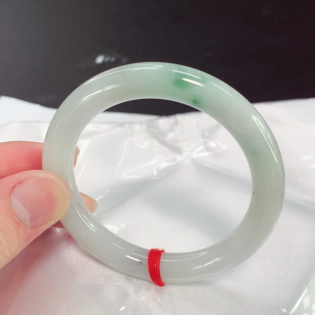 翡翠手镯未镶嵌121缅甸天然翡翠A货