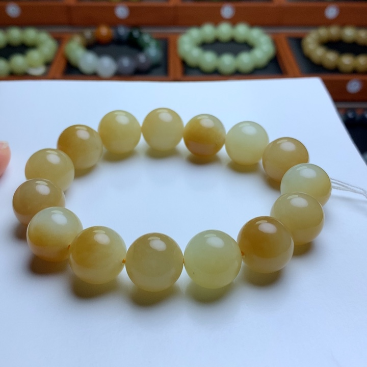 和田玉手串未镶嵌