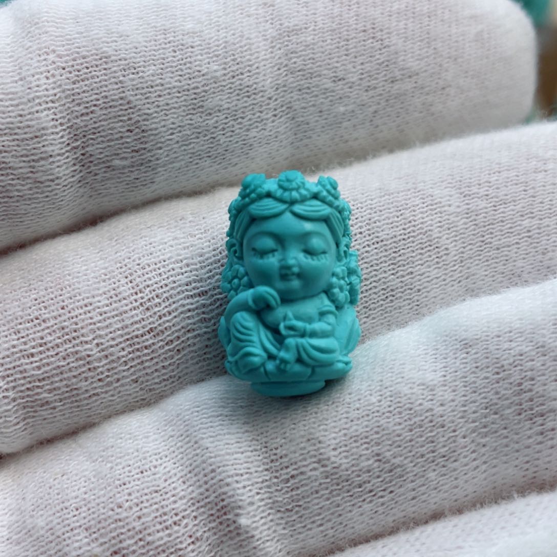 绿松石珠宝奇石未镶嵌