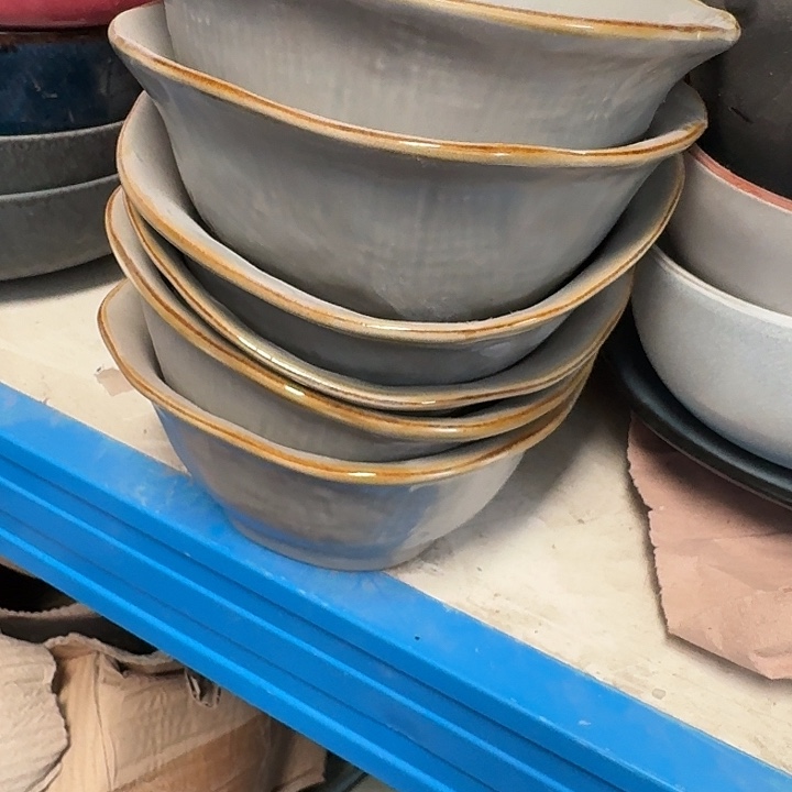 搪瓷粗陶米饭碗异形