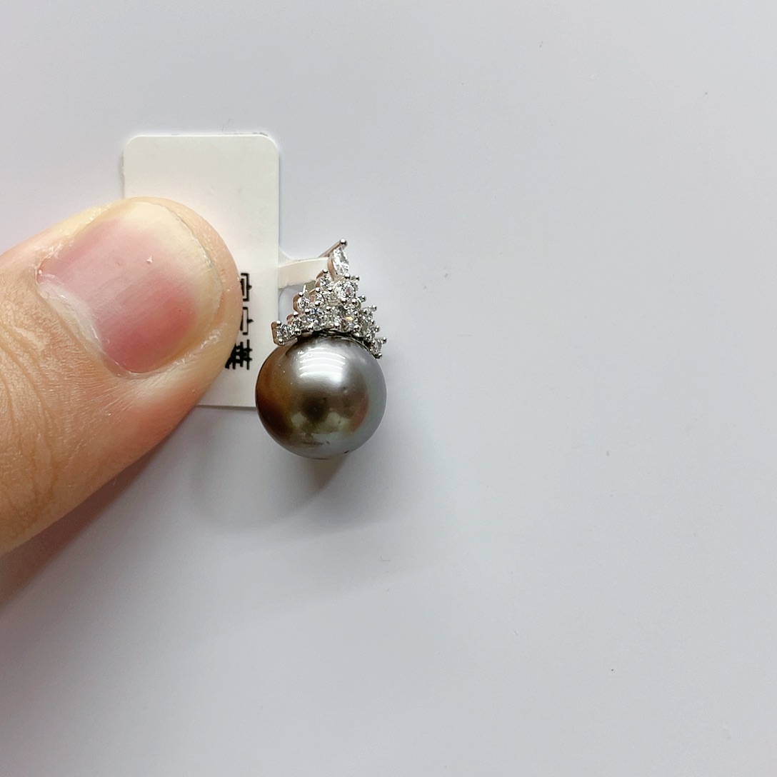 海水珍珠颈饰银S925镶嵌