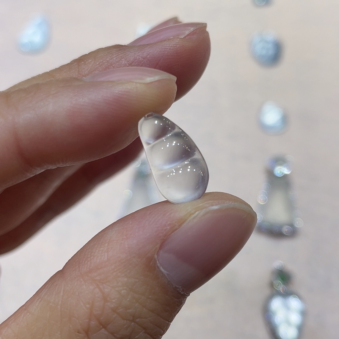 定制翡翠未镶嵌豆子