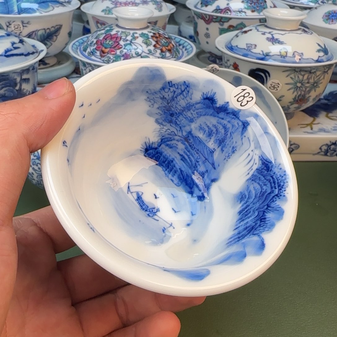 彦祖纯手工手绘茶具183