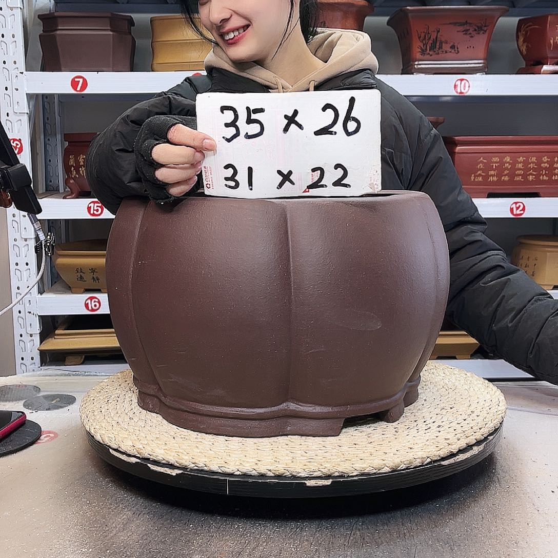 紫砂花盆紫砂花盆