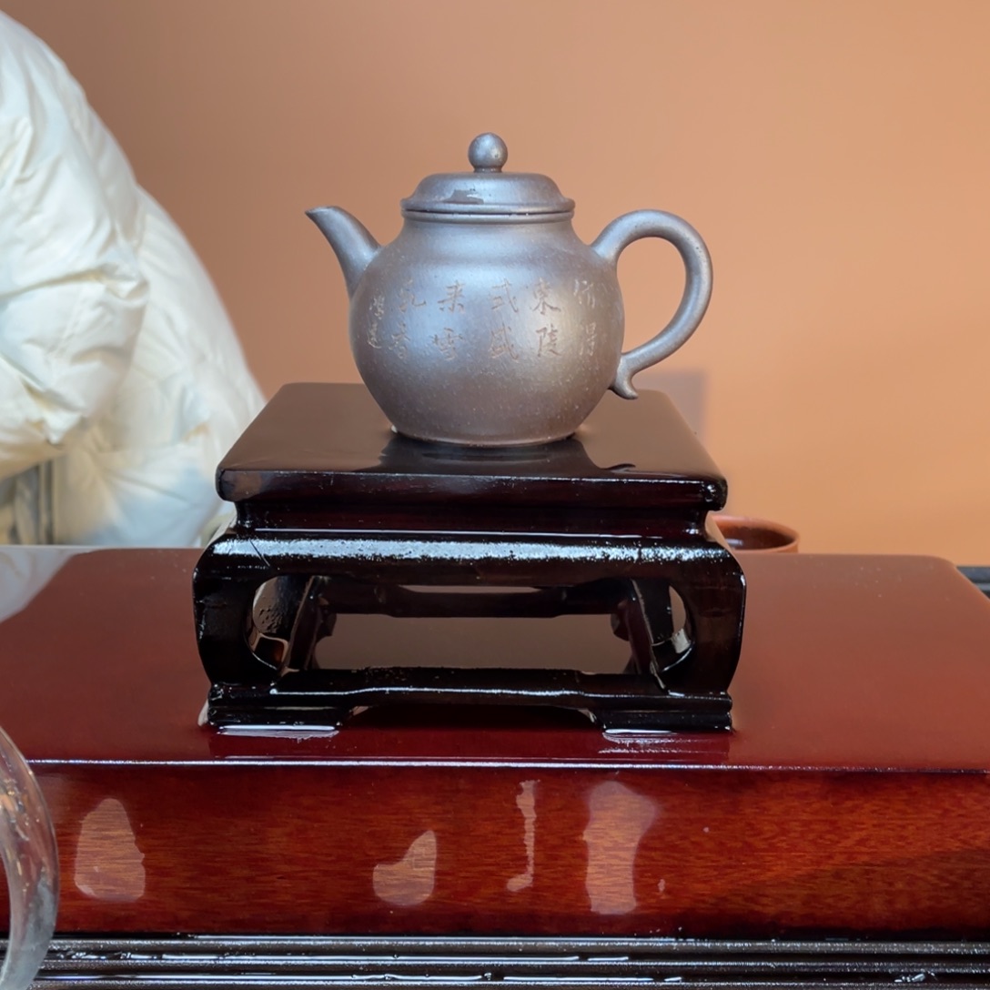 茶壶紫砂高端200cc紫泥秋水