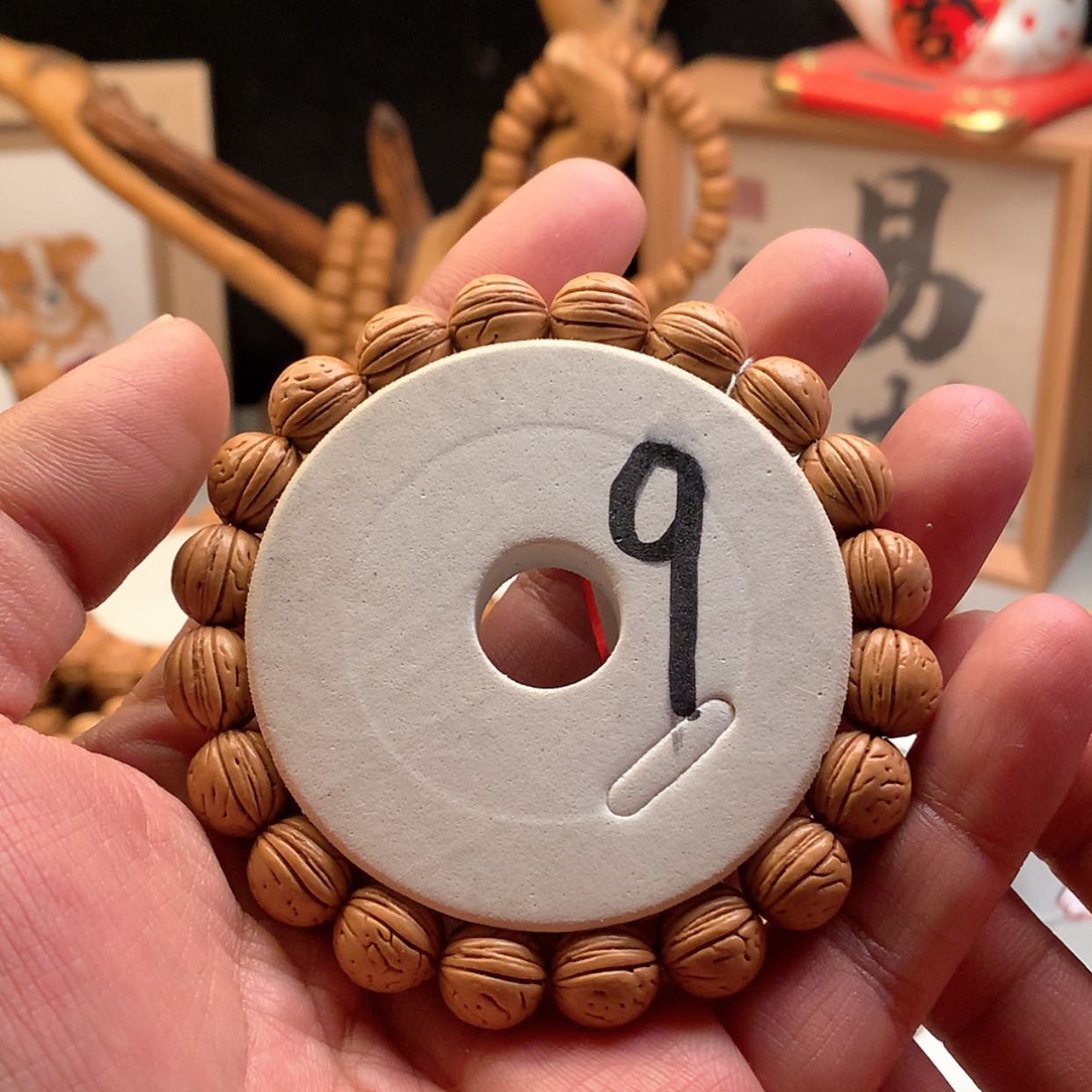 【闪购商品】桃核手串【金蝉子】1.2小桃核手串