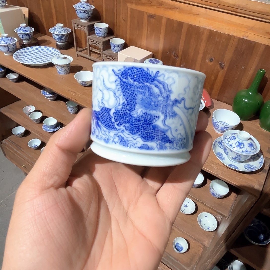 杯青花瓷器青花瓷器