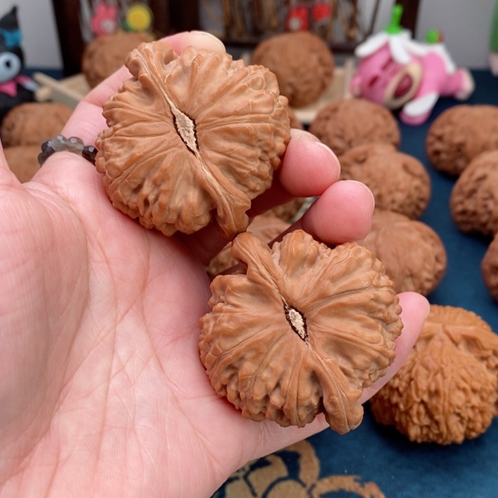 文玩核桃把件O****-闷白46