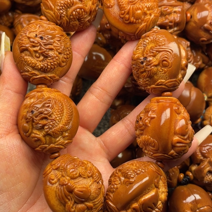 橄榄核吊坠虎*橄榄核