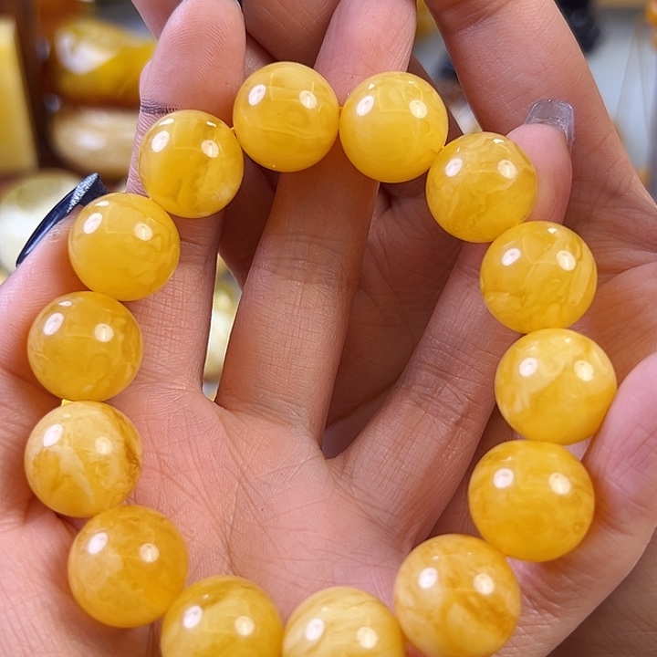 蜜蜡颈饰未镶嵌蜜蜡