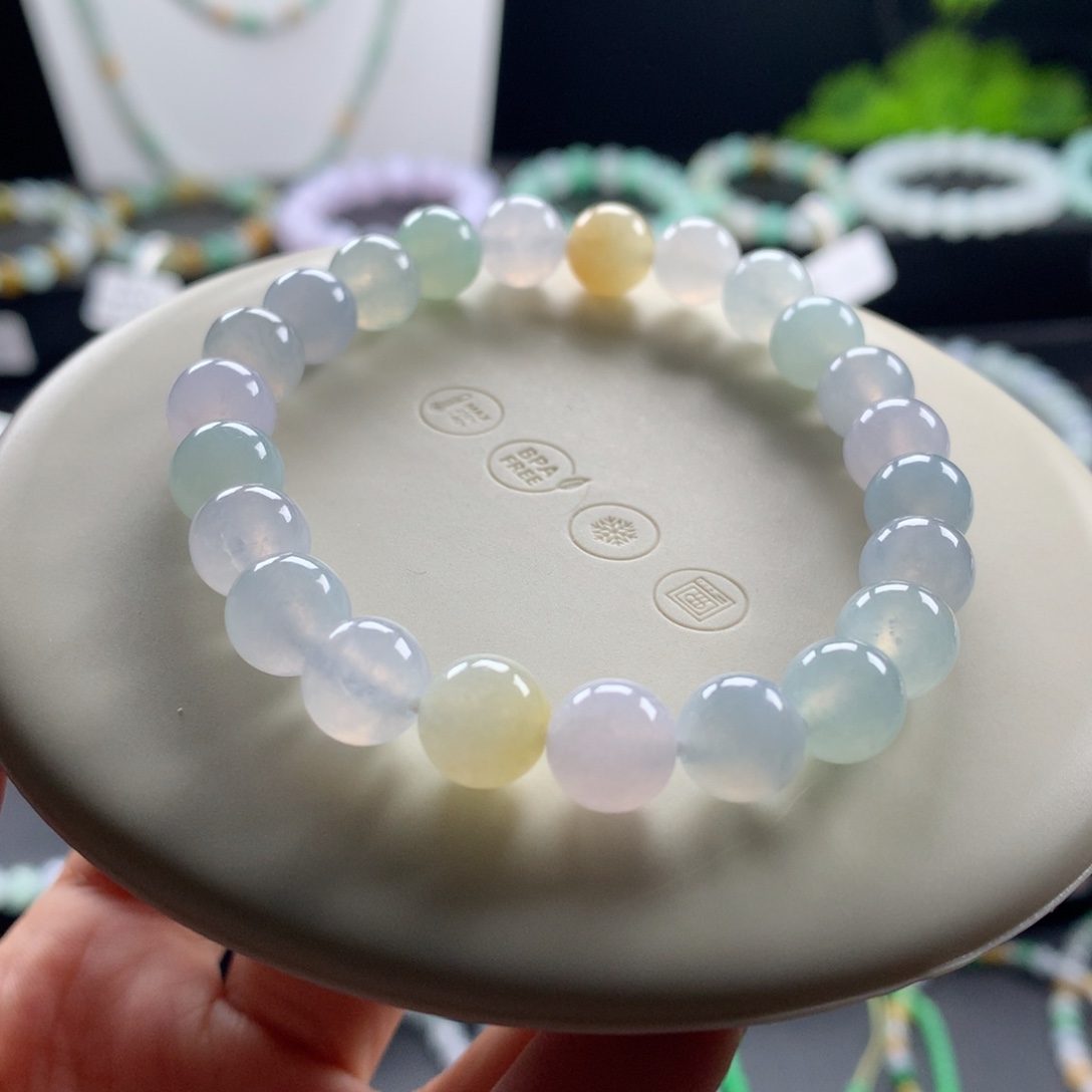 翡翠未镶嵌手链卡8