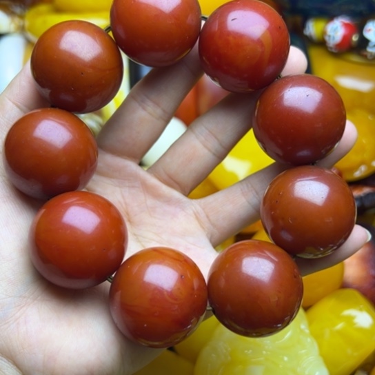未镶嵌琥珀手链蜜蜡