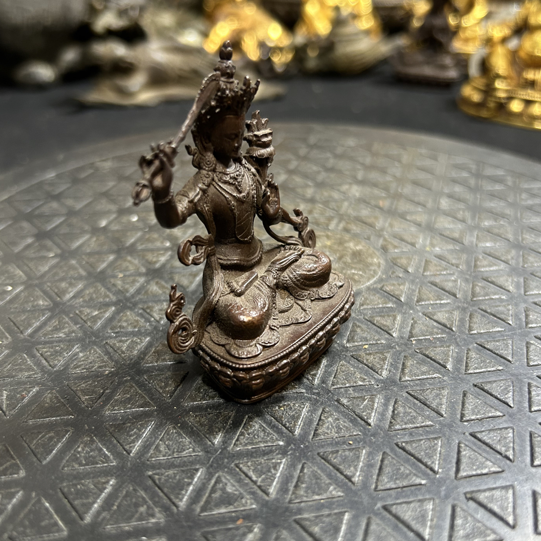 紫铜摆件文殊全品