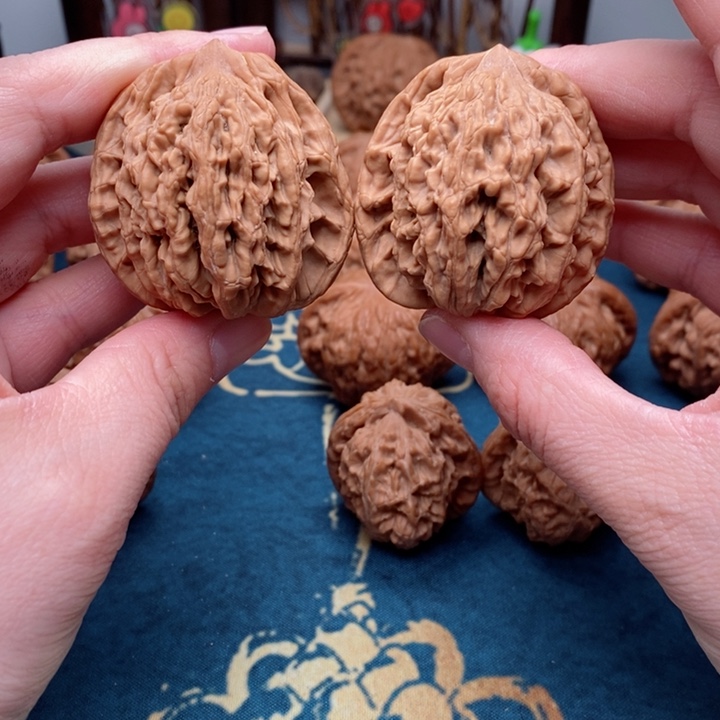 文玩核桃把件麦虎43